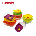 High Borosilicate Glass Food Container with Silicone Lid